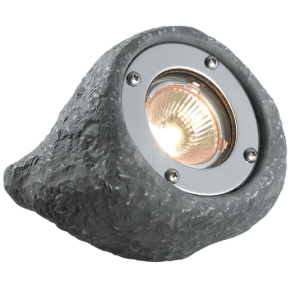 GardenLights Led tuinspotLapis 12V 3w - 3000K keivorm steengrijs - 3577441