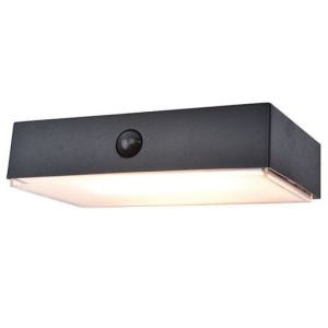 Lutec Zwarte wandlampFadi solar - 6939501330