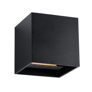 GardenLights Vierkante muurlampMauri 12v 10cm zwart - 3177011