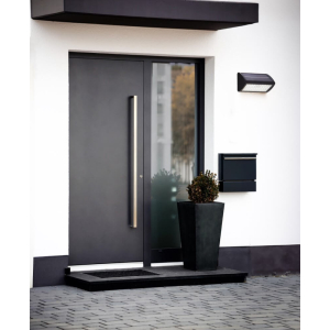 Searchlight WandlampSolar zwart - 67422BK-PIR