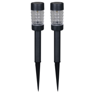 Luxform Set van 3 prikspotsRennes zwart solar - LWE35327