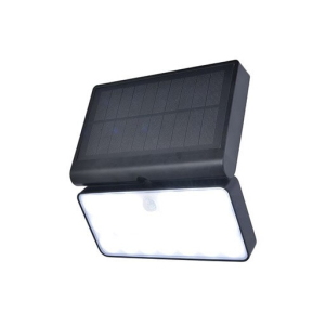 Lutec Zwarte wandlampTuda solar enkel - 6935501330