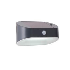 Searchlight Antraciete wandlampSolar design - 67421BK-PIR