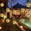 Solar lichtslinger marrakech | met 20 warm witte led lampen