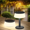 Solar tafellamp malmo op zonne energie zwart