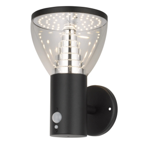 Solar wandlamp spiez met bewegingssensor