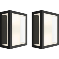Philips Hue Impress muurlamp White and Color zwart breed duo pack
