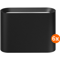 Philips Hue Dymera muurlamp - White and Color - Zwart 6-pack