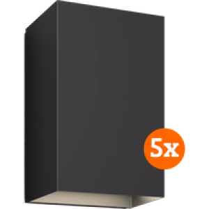 Philips Hue Resonate muurlamp White and Color zwart 5-pack