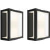 Philips Hue Impress muurlamp White and Color zwart breed duo pack - Afbeelding 2
