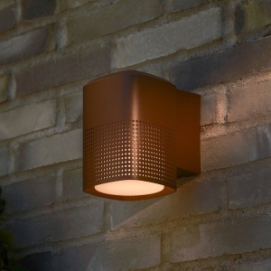 Nordlux Buitenwandlamp Sidara Seaside, bruin, IP54, E27