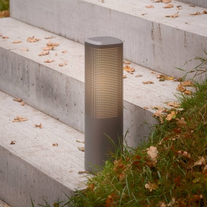 Nordlux Staande sokkellamp Sidara 45 Seaside, antraciet, aluminium, IP44, E27