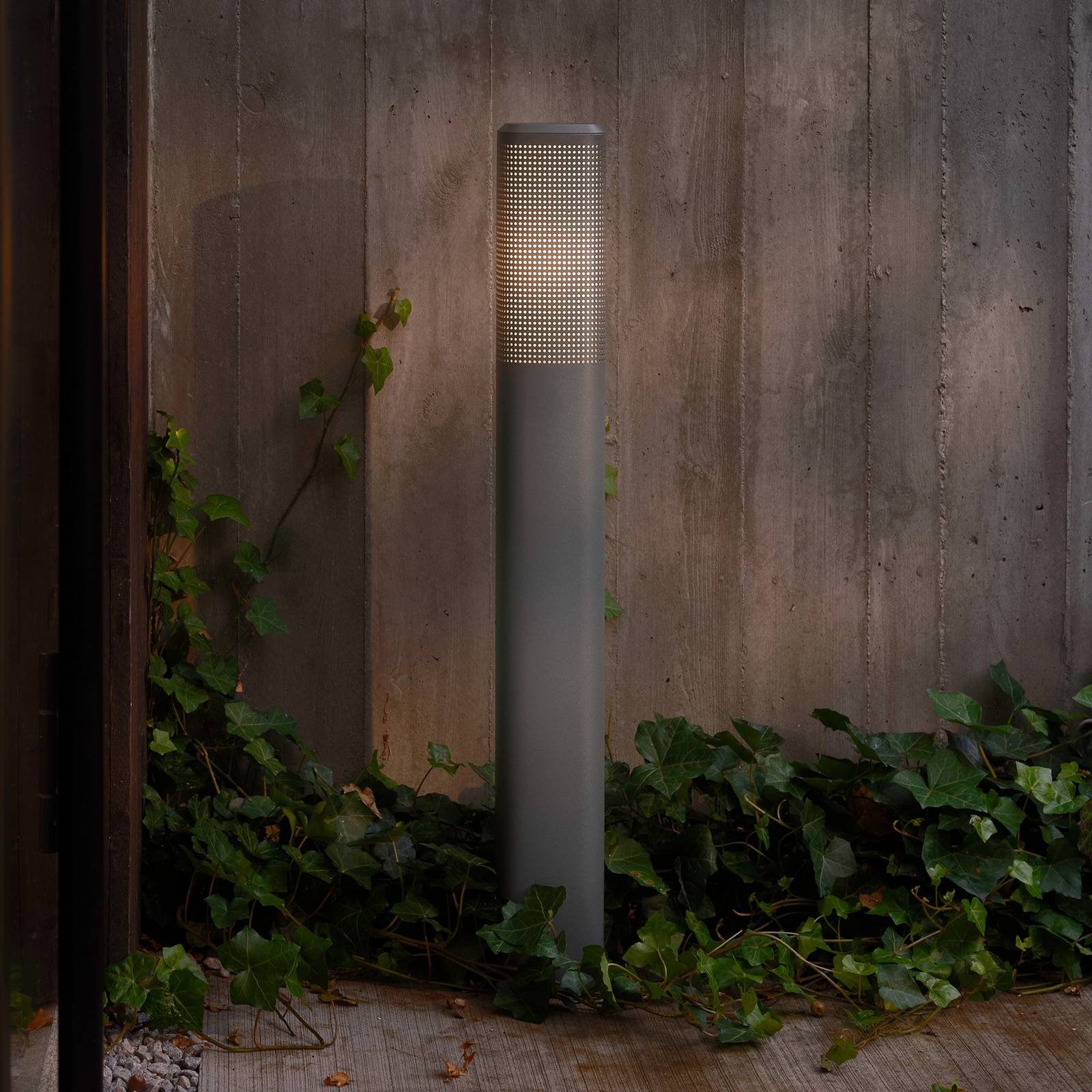 Nordlux Tuinpadverlichting Sidara 95 Seaside, antraciet, aluminium, IP44, E27