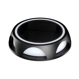 Lyora Solar grond lampTrue zwart - rond - ILSGDB011
