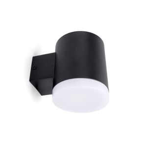 Lyora Wandlamp op zonne energieTrue zwart - ILSWLB005