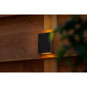 GardenLights Strakke wandspotVara zwart up & down - 2618011