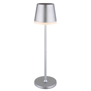 Globo Solar tafellampjeVannieso zilvergrijs - 36637SM