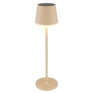 Globo Solar tafellampjeVannieso zand bruin - 36637S