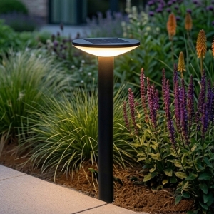 Solar staande lamp lyon - usb-c oplaadbaar - met bewegingssensor