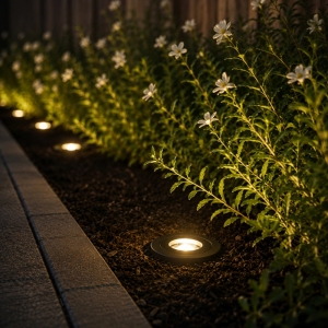 Solar priklampjes set tulip - 10 lampjes aan 1 snoer - warm wit